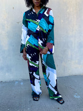 Load image into Gallery viewer, Abstract Print Pant Set - So Underdressed
