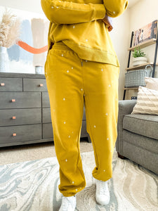 Big Chill Sweatpants- Mustard - So Underdressed