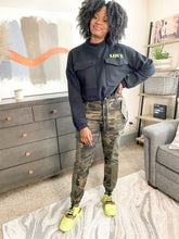 Load image into Gallery viewer, Color Block Camo Cargo Joggers (Also in Plus Sizes) - So Underdressed
