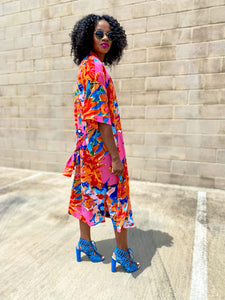 Colorful Floral Kimono - So Underdressed