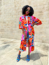Load image into Gallery viewer, Colorful Floral Kimono - So Underdressed
