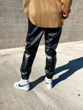 Load image into Gallery viewer, Faux Leather Jogger - So Underdressed
