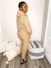 Load image into Gallery viewer, Off Duty Hoodie Set-Taupe - So Underdressed
