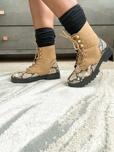 Qupid Warfare Lace Up Boots - So Underdressed