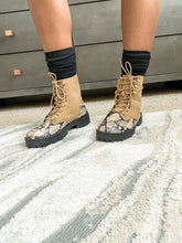 Load image into Gallery viewer, Qupid Warfare Lace Up Boots - So Underdressed
