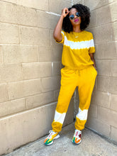 Load image into Gallery viewer, Tie Dye French Terry Set- Mustard - So Underdressed
